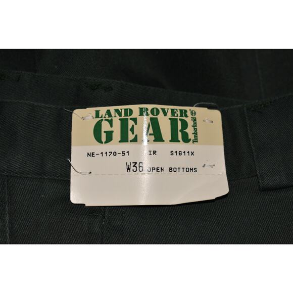 NOS LAND ROVER GEAR by Timberland Green Technical Expedition Cargo Pant Men's 36 - Picture 5 of 5